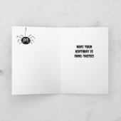 Halloween Geburtstagskarte Karte (Innenseite)