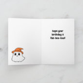 Halloween Geburtstagskarte Karte (Innenseite)