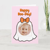 Halloween Geburtstagskarte Karte (Vorderseite)