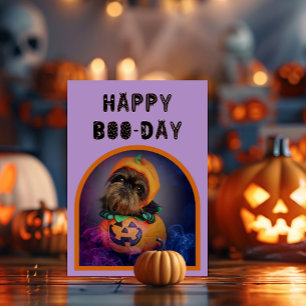 Halloween Geburtstagskarte Karte