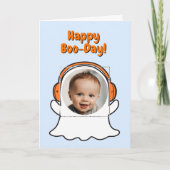 Halloween Geburtstagskarte Karte (Vorderseite)