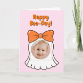 Halloween Geburtstagskarte Karte (Vorderseite)