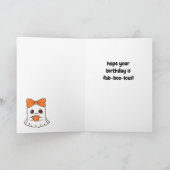 Halloween Geburtstagskarte Karte (Innenseite)