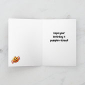 Halloween Geburtstagskarte Karte (Innenseite)