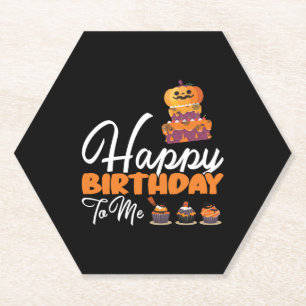 Halloween Geburtstagskuchen Alles Gute zum Geburts Untersetzer