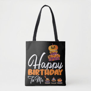 Halloween Geburtstagskuchen zum Geburtstag Tasche
