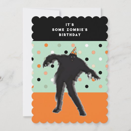 Halloween-Geburtstagsparty Einladung (Vorderseite)