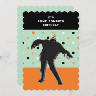 Halloween-Geburtstagsparty Einladung