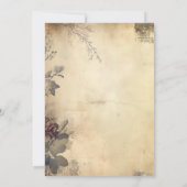 Halloween-Geburtstagsparty Einladung (Rückseite)