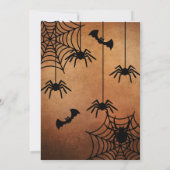 Halloween-Geburtstagsparty Einladung (Rückseite)