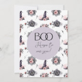 Halloween-Geburtstagsparty Einladung (Rückseite)