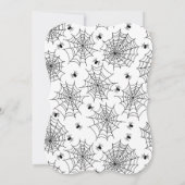 Halloween Geburtstagsparty Einladungen (Rückseite)