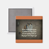 Halloween Gedicht - Calico Cat Magnet (Vorderseite/Rückseite)