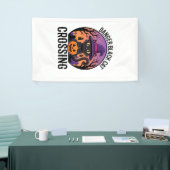 Halloween Gefahr Schwarze Katze Überquerung Banner (Messeveranstaltung)