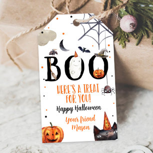 Halloween Gefallen Tags Boo Leckerei Geburtstagsko Geschenkanhänger