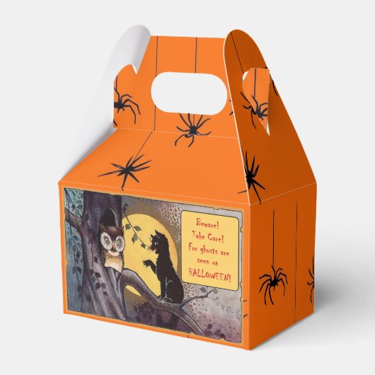 Halloween-Gefälligkeitsbox Geschenkschachtel (Rückseite)