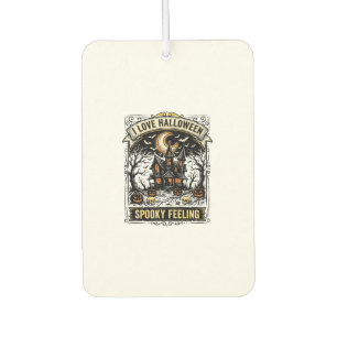 Halloween Gefühl Shirt Vintage Spukhaus Desi Autolufterfrischer