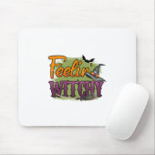 Halloween Gefühl Witchy Geburtstag Mousepad (Mit Mouse)