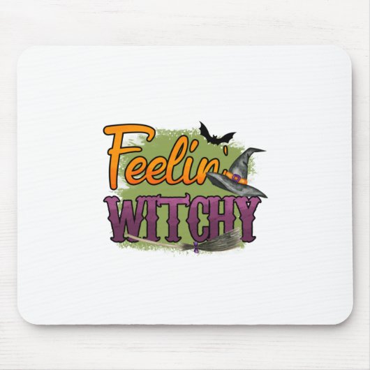 Halloween Gefühl Witchy Geburtstag Mousepad (Vorne)