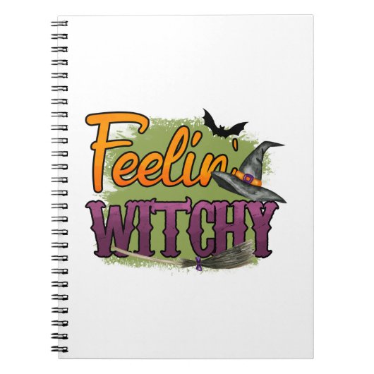 Halloween Gefühl Witchy Geburtstag Notizblock (Vorderseite)