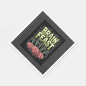 Halloween-Gehirnschmaus Zombie Hände Vektor Design Serviette (Ecke)