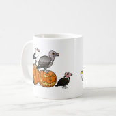 Halloween-Geier Kaffeetasse (Vorderseite Links)