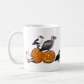 Halloween-Geier Kaffeetasse (Links)