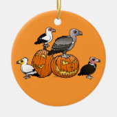 Halloween-Geier Keramik Ornament (Vorne)