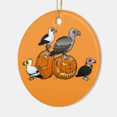 Halloween-Geier Keramik Ornament (Links)