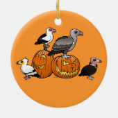 Halloween-Geier Keramik Ornament (Hinten)