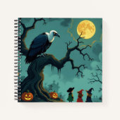 Halloween-Geier Notizblock (Vorderseite)