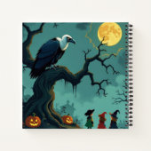 Halloween-Geier Notizblock (Rückseite)