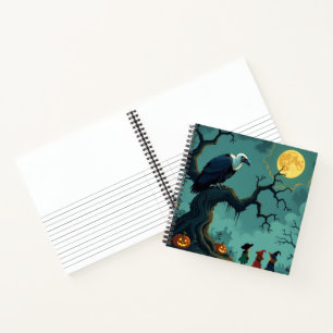 Halloween-Geier Notizblock