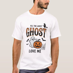 Halloween-Geist Alle Geister lieben mich Lustig Vi T-Shirt