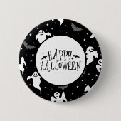Halloween-Geist-Anstecknadel Button (Vorderseite)