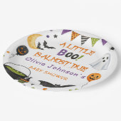 Halloween-Geist-Baby-Party-Geschenk Pappteller (Schrägansicht)