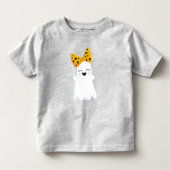 Halloween, Geist, Band, Bow, Boo, Trick oder Trete Kleinkind T-shirt (Vorderseite)