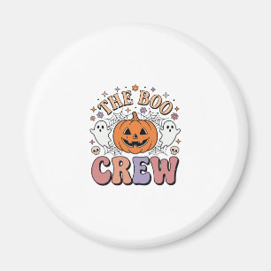 Halloween-Geist Boo Crew Niedlich Gruselig Vintage Magnet