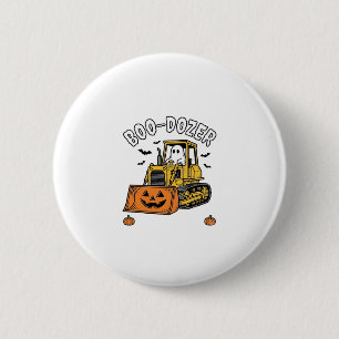 Halloween-Geist Boo Dozer Lustiger Bulldozer_1 Button