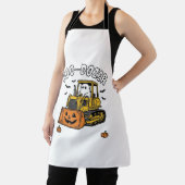Halloween-Geist Boo Dozer Lustiger Bulldozer_1 Schürze (InSitu)