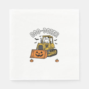 Halloween-Geist Boo Dozer Lustiger Bulldozer_1 Serviette