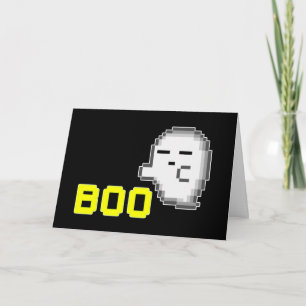 HALLOWEEN-GEIST - BUH KARTE