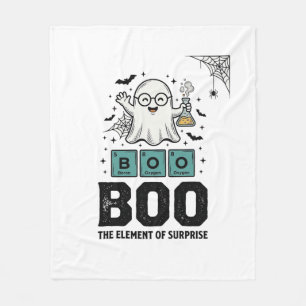 Halloween-Geist Buh Wissenschaft Lustig Vintage_1 Fleecedecke