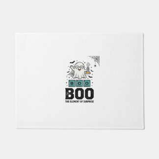 Halloween-Geist Buh Wissenschaft Lustig Vintage_1 Fußmatte
