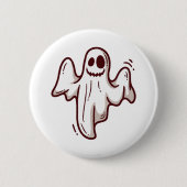 Halloween-Geist Button (Vorderseite)