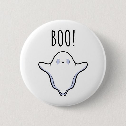 Halloween-Geist Button (Vorderseite)