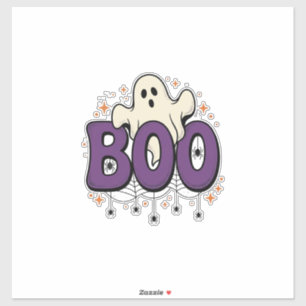 Halloween-Geist Buu Lustige Spinne Vintage_1 Aufkleber