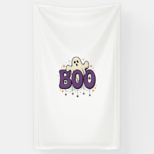 Halloween-Geist Buu Lustige Spinne Vintage_1 Banner