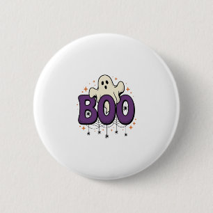 Halloween-Geist Buu Lustige Spinne Vintage_1 Button