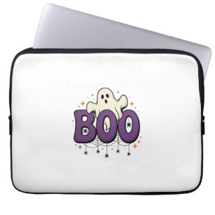 Halloween-Geist Buu Lustige Spinne Vintage_1 Laptopschutzhülle